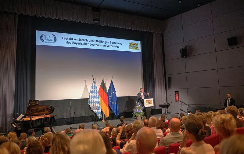 80 Jahre Bayerischer Journalisten-Verband. Festakt in der Hochschule für Fernsehen und Film (HFF) in München