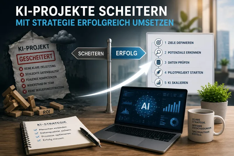 Warum KI-Projekte scheitern – und wie eine klare KI-Strategie hilft