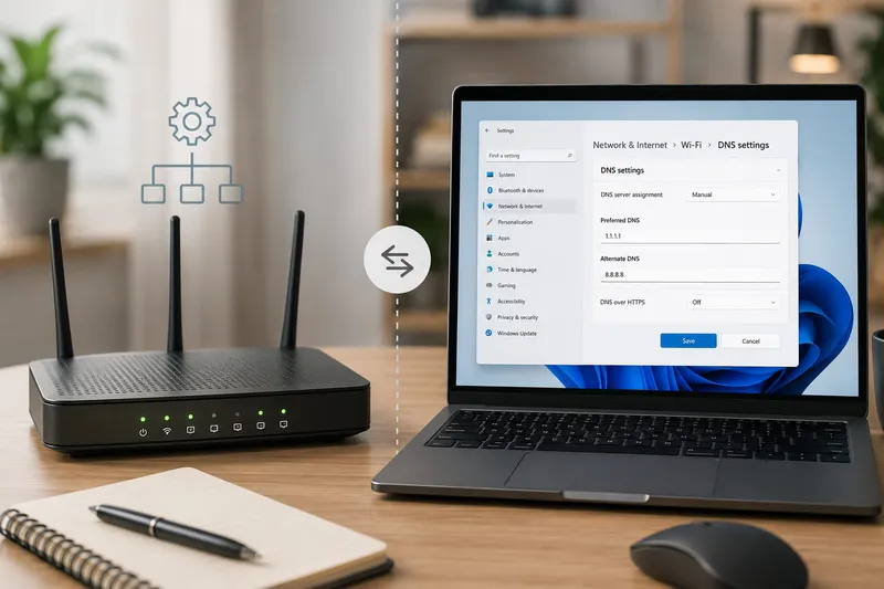 DNS im Router oder PC einstellen: Was ist besser?