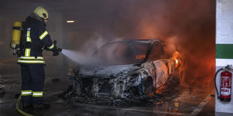 Elektroautos in Tiefgaragen und Tunneln - das Brandrisiko
