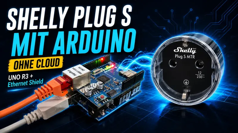 Shelly Plug S Gen3 mit Arduino UNO und Ethernet Shield steuern