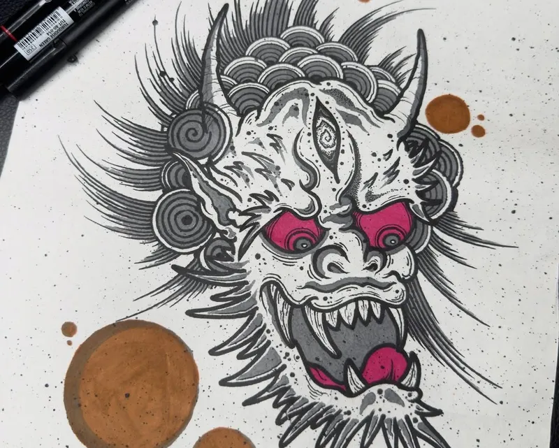 Oni Tattoo Bedeutung: Was hinter dem japanischen Dämonen-Motiv wirklich steckt