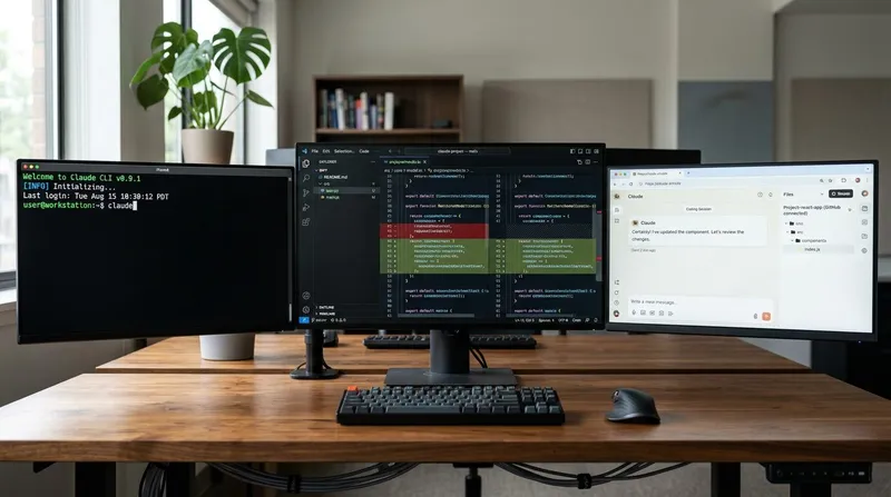 Claude Code: Terminal, Desktop-App oder Browser? Der Unterschied, den kaum ein Einsteiger kennt