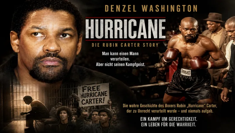 Das Leben des Mittelgewichtsboxer Rubin „Hurricane“ Carter