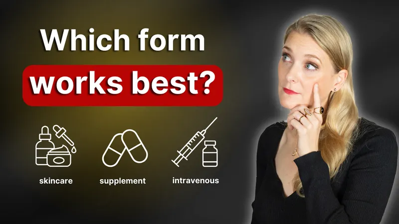 Glutathione for Melasma and Dark Spots: Does It Really Work? | Doctor Anne