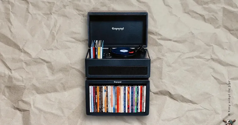 Tiny Vinyl Player & Zubehör | Das ultimative Setup für 4-Zoll Mini-Schallplatten
