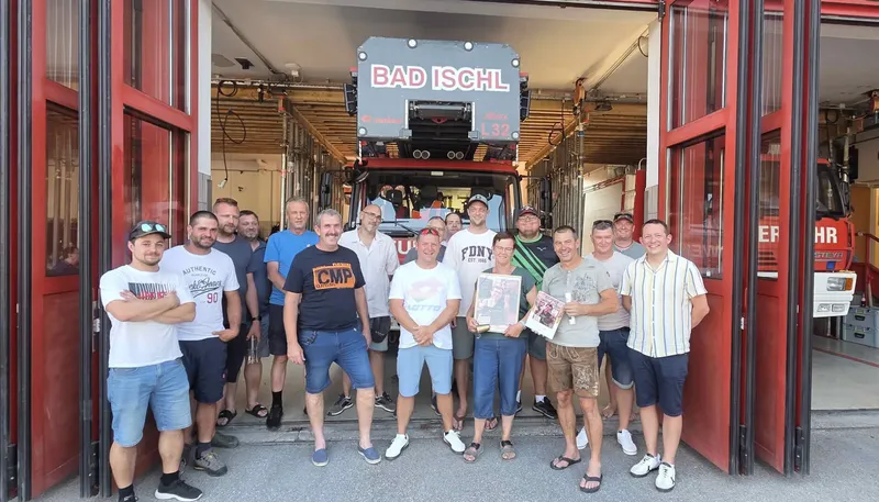 FF Bad Ischl: Grillfeier bei der Hauptfeuerwache
