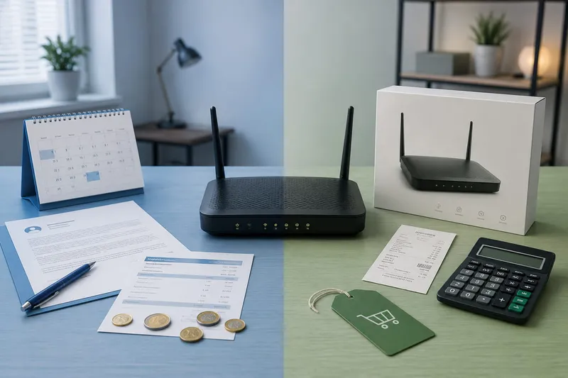 Router mieten oder kaufen: Was lohnt sich wirklich?
