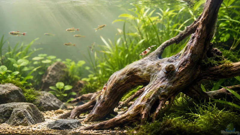 Biofilm im Aquarium: Unsichtbarer Helfer, natürliche Nahrungsquelle und wichtiger Baustein für stabile Wasserwerte von Tom
