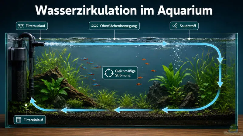 Wasserzirkulation im Aquarium: Warum die richtige Strömung so wichtig ist von Tom