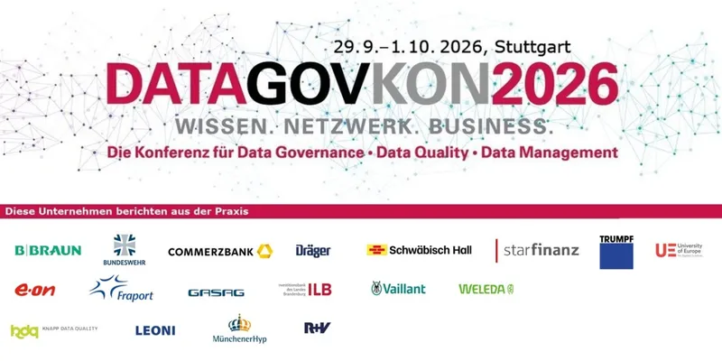 DATAGOVKON 2026 – Top-Agenda beim Top-Data-Event vom 29.9.-1.10. in Stuttgart