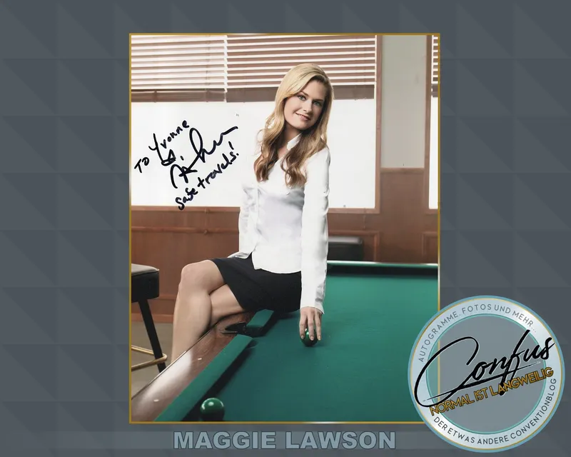Confus #55: Maggie Lawson Autogramm (Psych)
