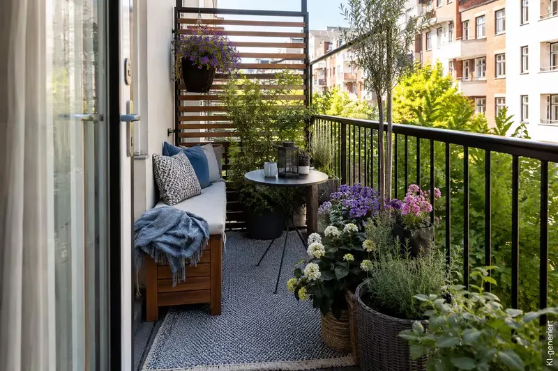 Balkon gemütlich gestalten: Ideen für Möbel, Pflanzen und Deko
