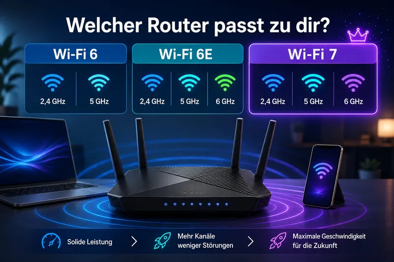 Wi-Fi 6 oder Wi-Fi 7 Router: Welcher reicht für dich?