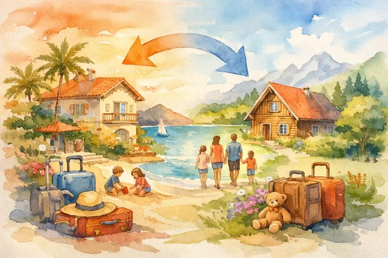 Urlaubskosten mit Haustausch senken im Familienurlaub