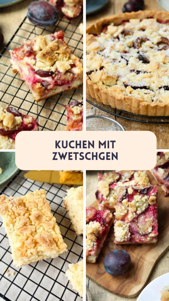 Kuchen mit Zwetschgen