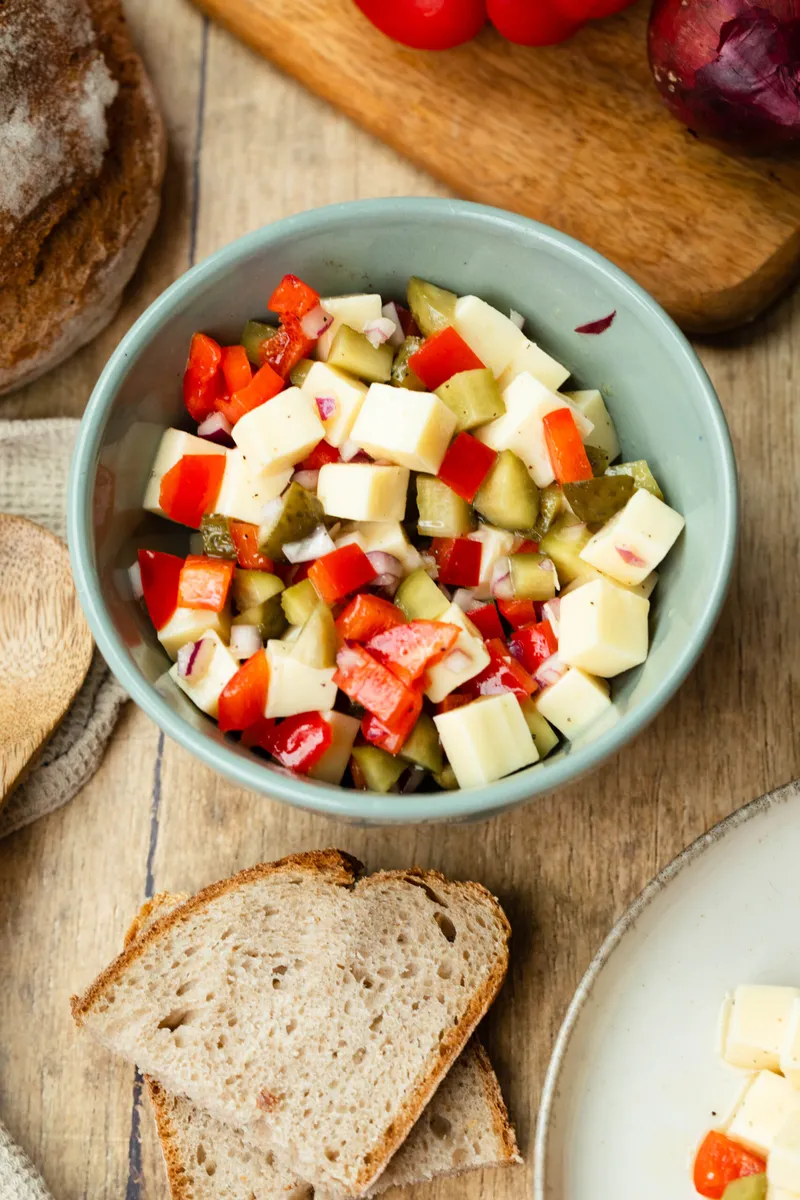 Rezept für Käsesalat
