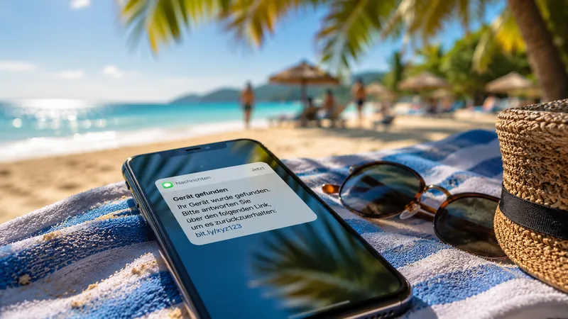Smartphone-Diebstahl: Betrüger locken mit Fake-SMS in Phishing-Falle