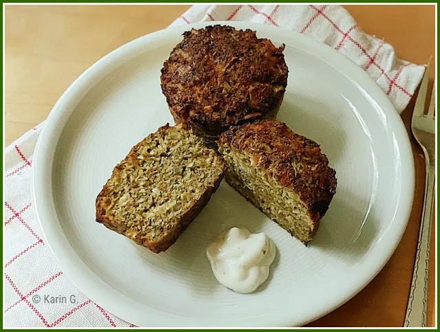 herzhafte Brokkoli - Muffins. Eine Eigenkreation.