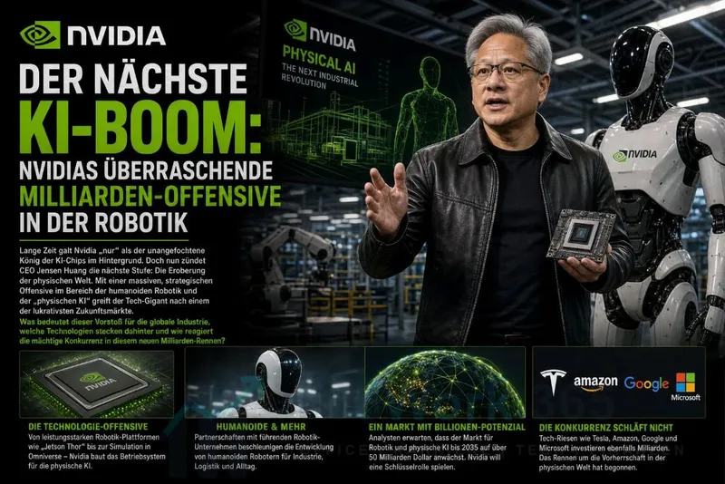 Nvidias überraschende Milliarden-Offensive in der Robotik