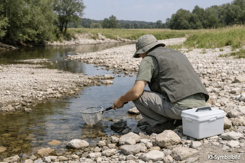 Trockenheit in Oberbayern: Ehrenamtliche retten immer mehr Fische und Muscheln