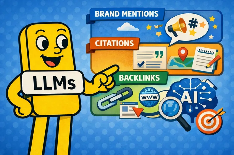 Brand Mentions vs. Citations vs. Backlinks: Was zählt für die Auffindbarkeit in LLMs?