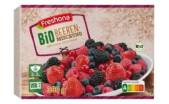Rückruf bei Lidl: Freshona Bio Beerenmischung wegen Noroviren zurückgerufen