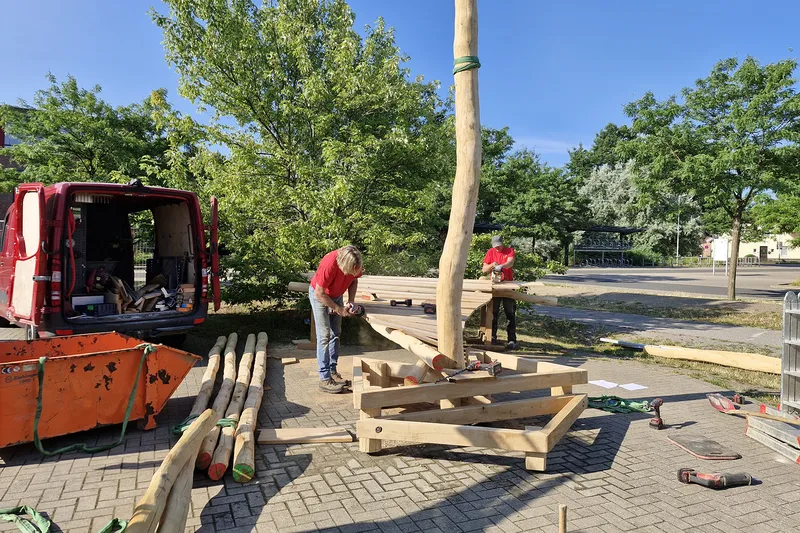 Neue Schattenspender für den Campus W in Mellendorf
