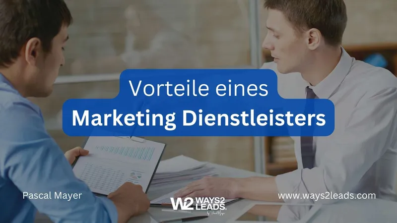 Marketing-Dienstleister oder Inhouse-Lösung (Mitarbeiter)?