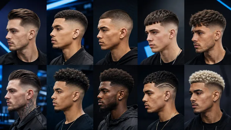 High Taper Fade: 10 Varianten für Männer und moderne Looks