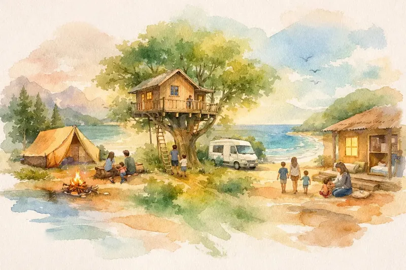 Günstige Unterkunftsalternativen für Familien