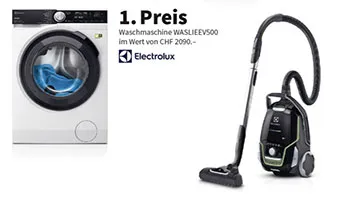 Waschmaschine, Staubsauger und mehr gewinnen
