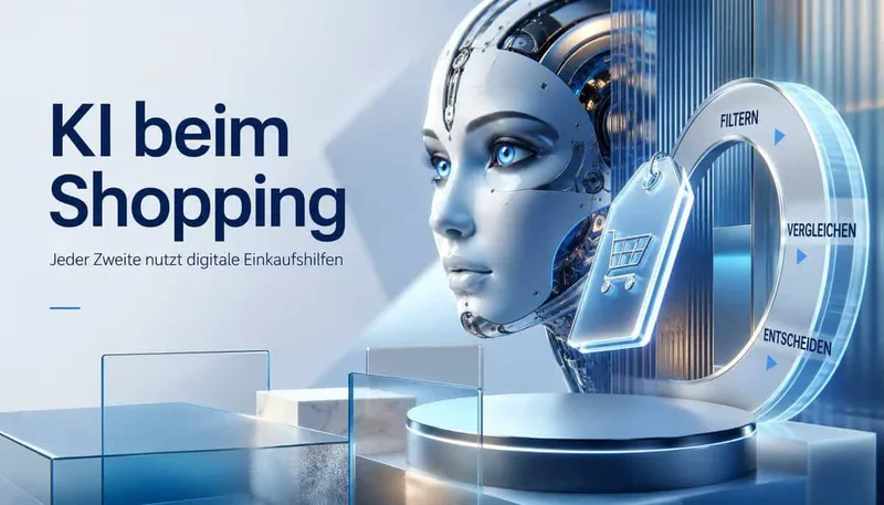 KI beim Shopping: Jeder Zweite nutzt digitale Einkaufshilfen