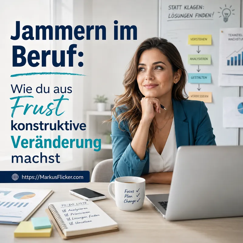 Jammern im Beruf: Wie du aus Frust konstruktive Veränderung machst