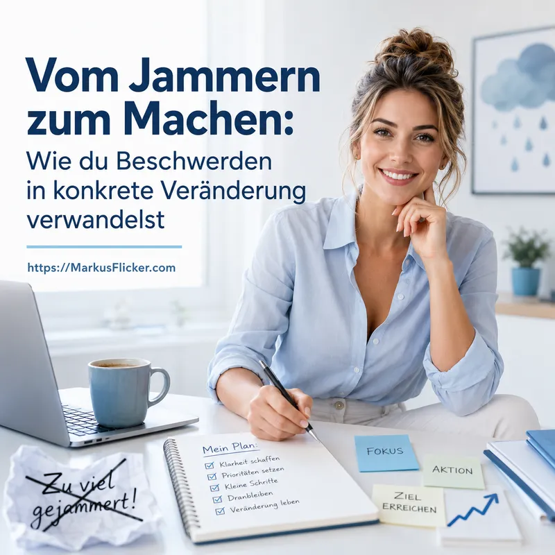 Vom Jammern zum Machen: Wie du Beschwerden in konkrete Veränderung verwandelst