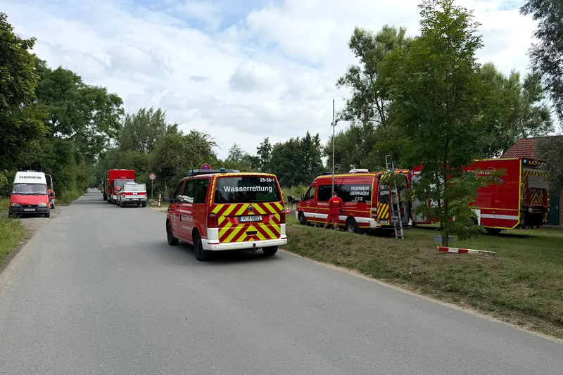 Großeinsatz am Hufeisensee nach Vermisstenmeldung