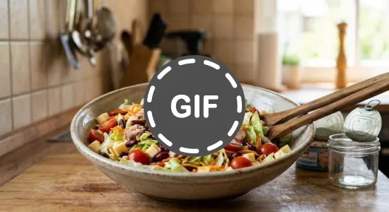 Rezept bunter Salat mit Thunfisch – einfach und schnell gemacht und ideal für heiße Tage..