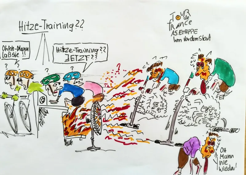 Sonntag, 19. Juli 2026 15. Etappe: Champagnole – Plateau de Solaison (184 km) Es wird wieder schwer – die Fahrer werden den Ruhetag herbeisehnen. Heute, wie auch in den letzten Tagen ist Hitzetraining angesagt.