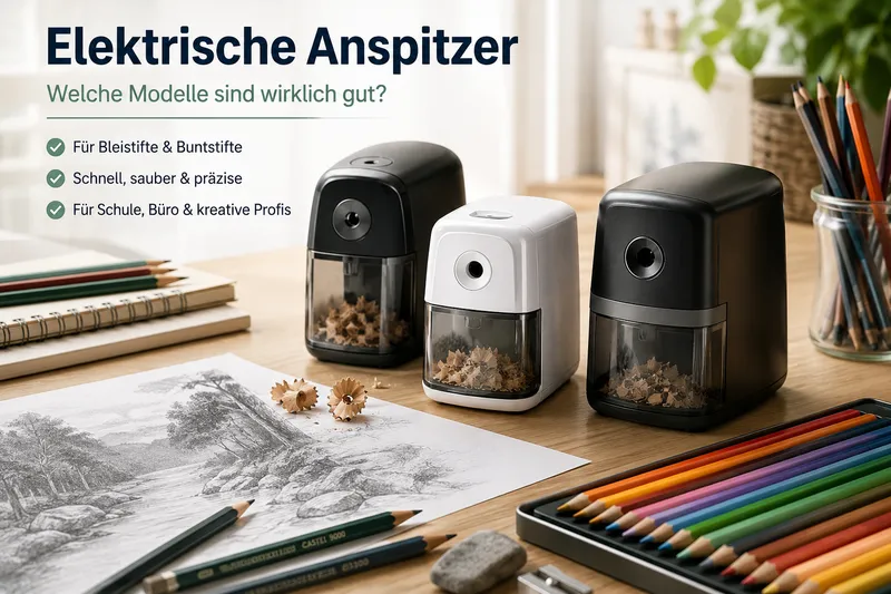 Elektrische Anspitzer – Lohnt sich die Anschaffung?