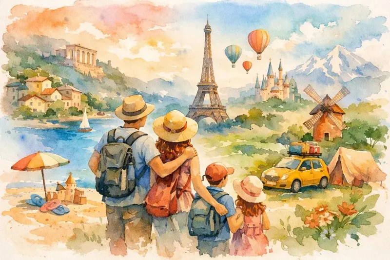 Familienurlaub Europa günstig planen mit 7 Spartipps