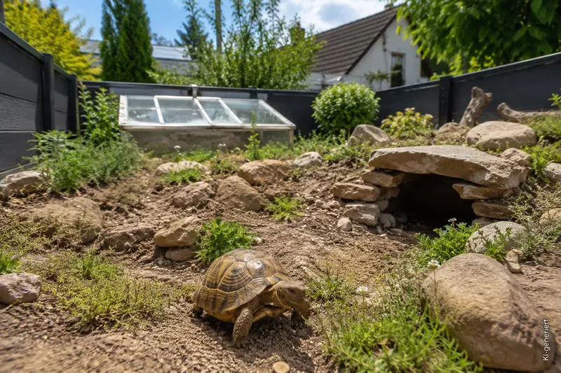 Wie plane ich ein Gehege für Russische Landschildkröten?