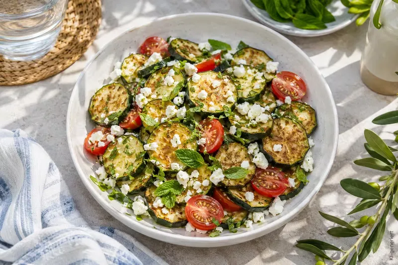 Zucchini mit Feta: schnelles Sommergericht aus der Pfanne