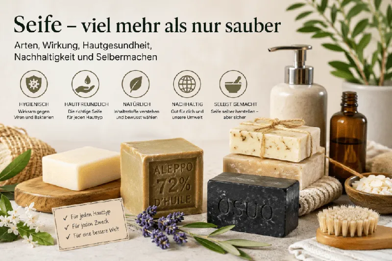Seife – viel mehr als nur sauber: Welche Seife passt zu wem?