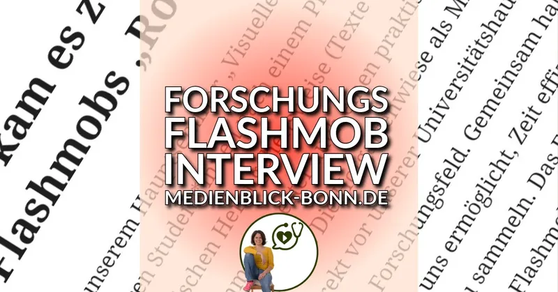ForschungsFlashmob: Interview mit medienblick-bonn.de