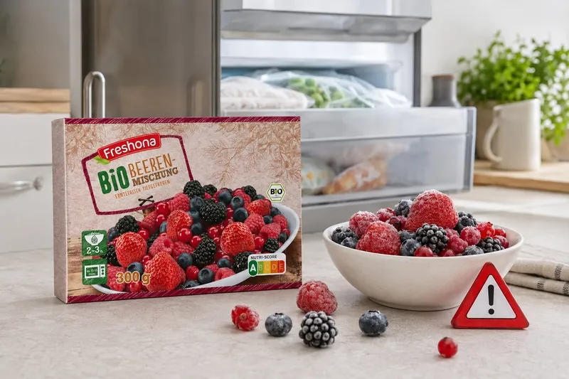 Rückruf bei Lidl: Noroviren in Bio-Beerenmischung möglich