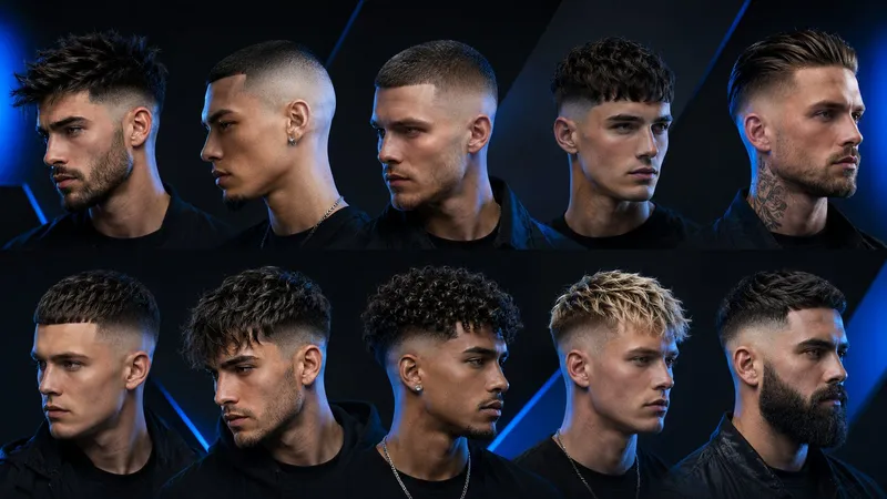 High Fade Männer: 10 Varianten des markanten Übergangs
