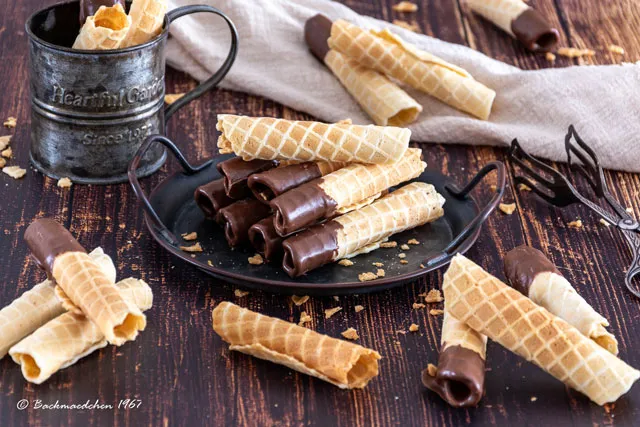 Waffelröllchen