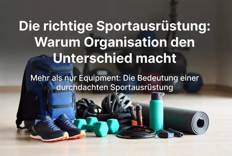 Die richtige Sportausrüstung: Warum Organisation den Unterschied macht