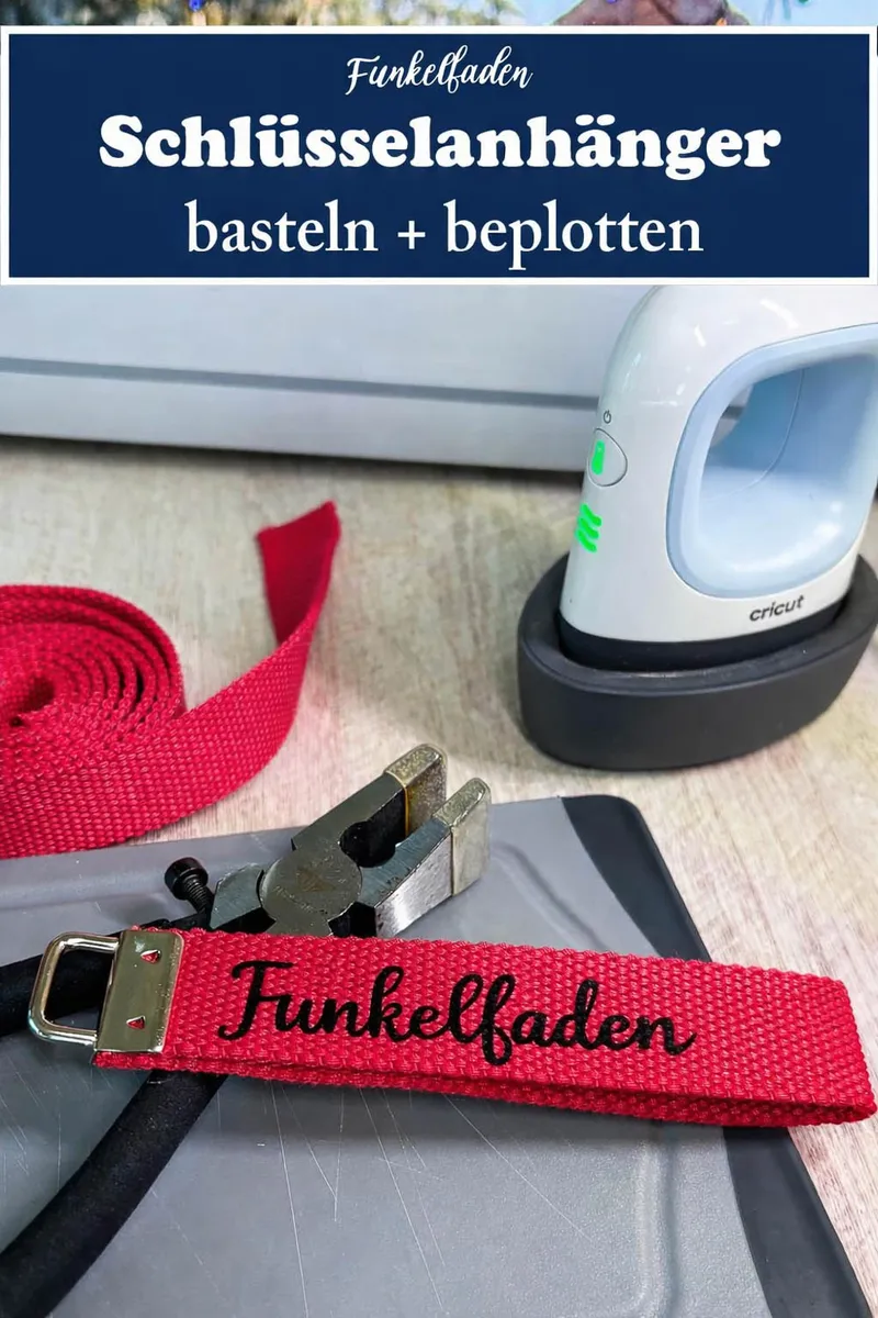 Anleitung personalisiertes Schlüsselband beplotten