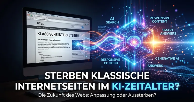 Sterben klassische Internetseiten im KI-Zeitalter?